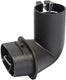 Bosch gebogen adapter microfiler - geschikt voor pbs-pex115 125