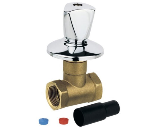 Kirchhoff inbouwkraan, chroom, 1 2 it, met rozet - 986521113