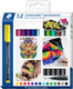 Staedtler lumocolor permanente pen f - set met 14 kleuren