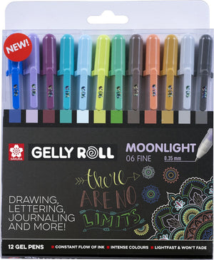 Sakura unieke collectie van 12 gelly rolls moonlight 06 cosmos