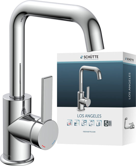 Schütte los angeles wastafelkraan - mengkraan - chroom