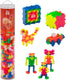 Plus-plus tube neon 240 delige bouwset - 4186 - bouwspeelgoed - constructiespeelgoed - set met bouwstenen - vanaf 5 jaar