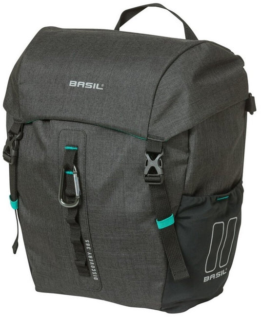 Basil Discovery 365D enkele fietstas M - Lichtgewicht, compact, waterdicht - Zwart