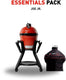 Kamadojoe kamado joe® joe junior complete set – compacte keramische kamado bbq ø34 cm met onderstel en hoes – houtskool barbecue voor balkon, camping en terras