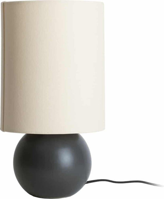 Leitmotiv tafellamp alma ball - zwart - ø16cm - scandinavisch