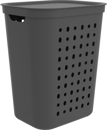 Rotho wasmand jona kunststof kleur antraciet , inhoud 55 liter