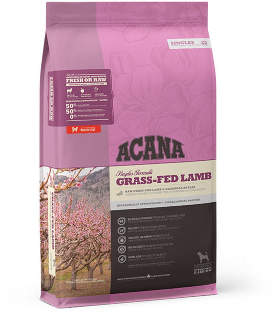 Acana singles grass-fed lamb lam appel - hondenvoer - 11.4 kg