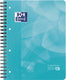 Oxford projectboek - a4+ - 4-gaats - lijn - 120vel - aqua
