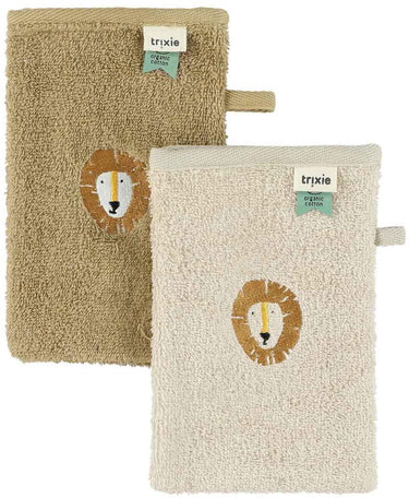 Trixie washandje 2-pack - aura lion