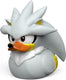 Tubbz numskull - badeend - sonic the hedgehog - silver the hedgehog (eerste editie) - 9cm