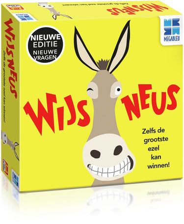 Megableu wijsneus - het grappige quizspel voor de hele familie - bordspel vanaf 12 jaar - 2-6 spelers - gezelschapsspel met hints