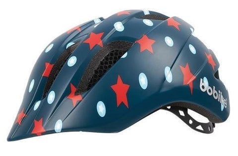 children's helmet bobike plus navy stars s (52-56cm) blue