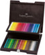 Faber-castell kleurpotlood aquarel - albrecht durer - houten koffer 72 stuks - fc-117572