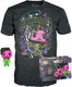 Funko what if...? verzamelfiguur tshirt set -m- marvel pop! tee box killmonger blacklight zwart