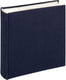 Walther me-510-u cloth - memo insteekalbum - formaat 23 x 22 cm - 200 foto's 10 x 15 cm - donkerblauw