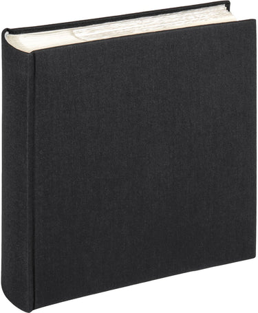 Walther me-510-b cloth - memo insteekalbum - formaat 23 x 22 cm - 200 foto's 10 x 15 cm - zwart