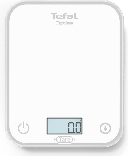 Tefal optiss bc50u0 - digitale keukenweegschaal - wit - compact - max. 5 kg - precisie weegschaal