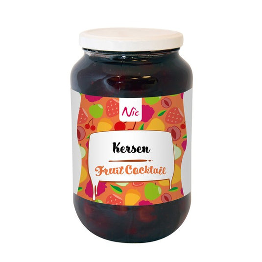 Nic kersen op dikke siroop pot (1 liter)