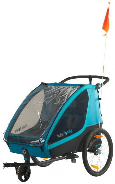 Mirage kidstrailer tommy kidcar blue/black