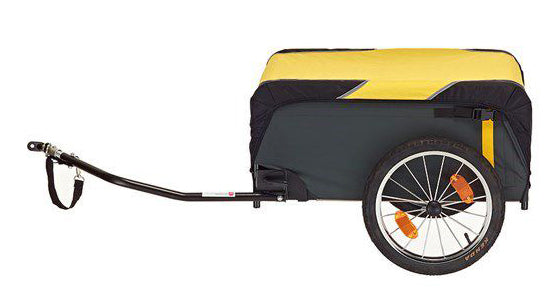 Traveler Bicycle Trailer 130L 16 Inch Unisex Black