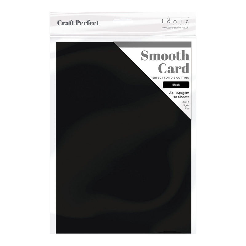 Load image into Gallery viewer, Craft perfect by tonic studios craft perfect • smooth card a4 240g jet black 5pcs

