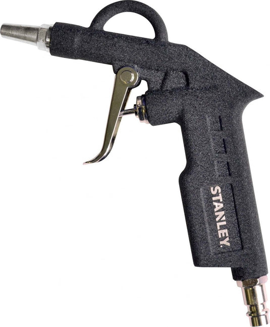 Stanley luchtpistool 150036xstn - perslucht - luchtspuit met kort mondstuk - max. 8bar - zwart