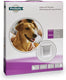 Petsafe 740 hondenluik - wit transparant - medium - 35 x 26,5 cm