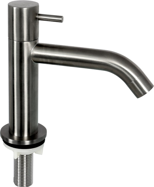 Differnz koudwaterkraan - mix match - gebogen - gun metal
