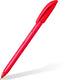 Staedtler ball 4320 - driekantige balpen - rood - fijn - doos met 10 stuks