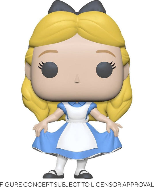 Disney funko alice in wonderland verzamelfiguur pop! alice curtsying 9 cm multicolours