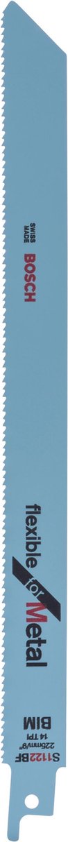 Bosch - reciprozaagblad bimetaal, s 1122 bf flexible for metal