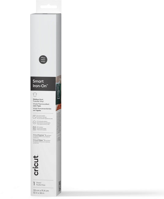 Cricut ™ smart iron-on™ wit, geen mat nodig– htv (91,4 cm)