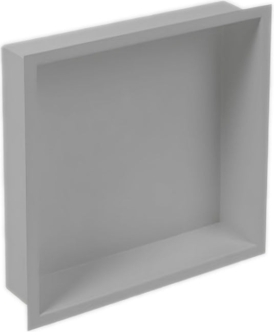 Plieger inbox inbouwnis met flens 30x30x7.5cm waterproof rvs