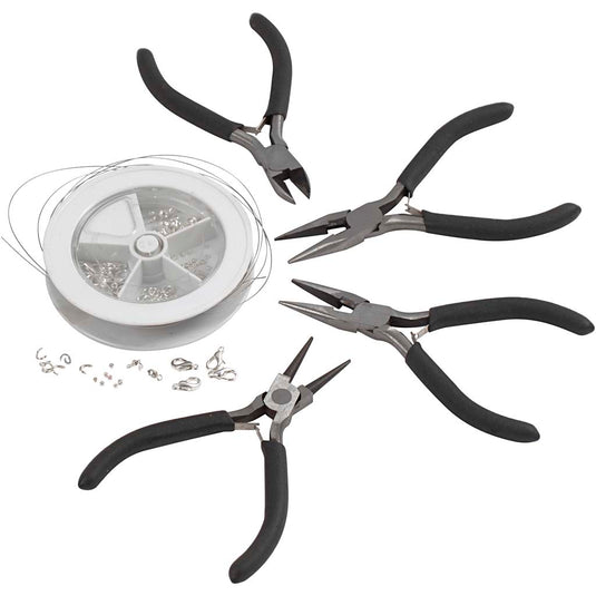 Creativ company sieraden maken kit, verzilverd, 1 set