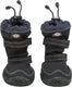 Trixie walker active long - hondenschoenen - xs s - zwart - 2 st