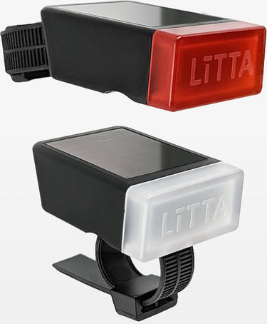 LITTA verlichtingsset zonne-energie zwart