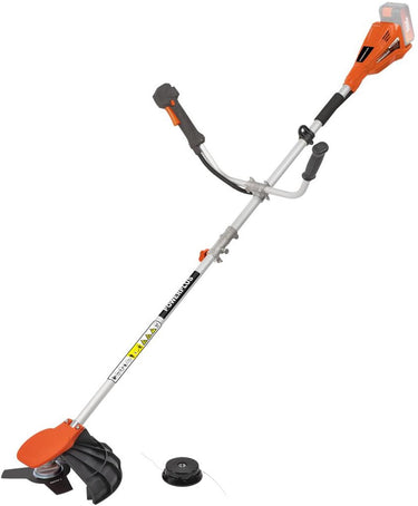 Powerplus dual power accu-bosmaaier powdpg75510 - 2 in 1 maaier en grastrimmer van 40 v, zonder accu en lader, ruggedragen, tuingereedschap