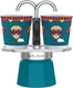 Bialetti mini express winter wonderland 2 kops – espressomaker – inclusief 2 espressokopjes – limited edition