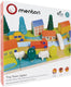 Mentari puzzel - tiny town - 30x15,20x7,50cm - hout - 3 jaar