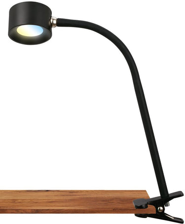Briloner tari - klemlamp oplaadbaar - bureaulamp zwart - draaibaar leeslampje - dimbaar klemspot - snoerloos - voor binnen en buiten - ip44