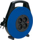 Brennenstuhl vario line kabelhaspel 4-voudig zwart blauw 15m