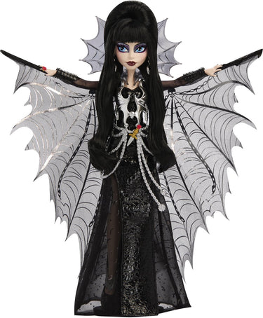 Monster high skullector elvira, meesteres van het duister pop