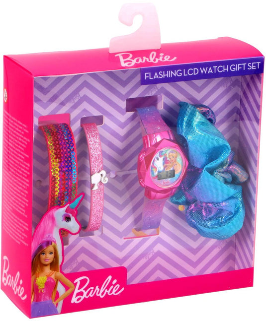 Gabby's poppenhuis accutime - lcd barbie horloge met accessoires