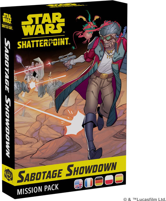 Atomic mass gamers star wars shatterpoint sabotage showdown - bordspel