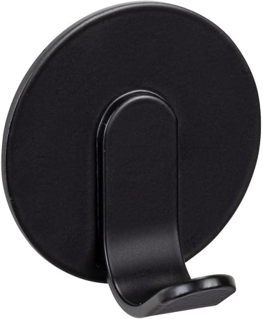 Wenko turbo-loc wandhaak bivio mat zwart aluminium - handdoekhaakje zwart - handdoekhouder - wandhaak zwart - plakhaak - zelfklevend - zonder boren