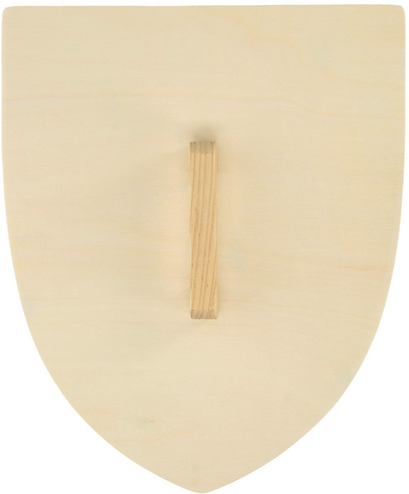 Load image into Gallery viewer, Playwood houten schild ridder speelgoed met handvat voor kinderen.
