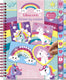 Totum stickerboek stickeren op nummer eenhoorn