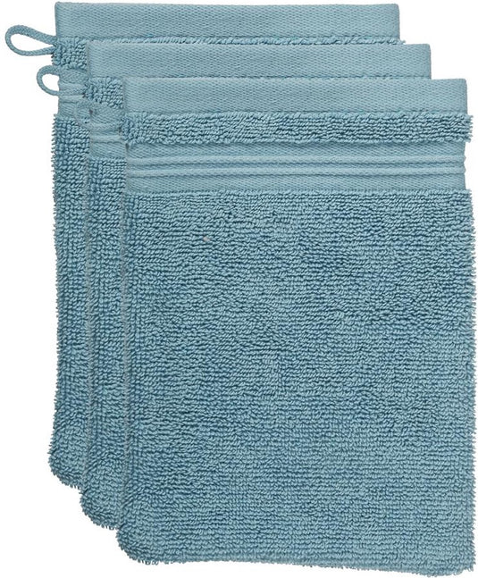 Beddinghouse sheer stripe set van 3 washandjes - groen