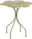 Mica decorations fleuri bistrotafel - h73 x ø70 cm - ijzer - groen