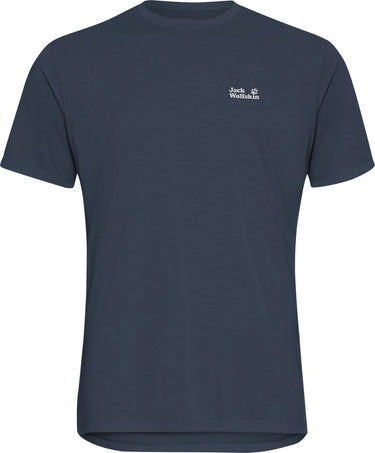 Jack wolfskin vonnan graphic t m heren outdoorshirt-midnight sky
